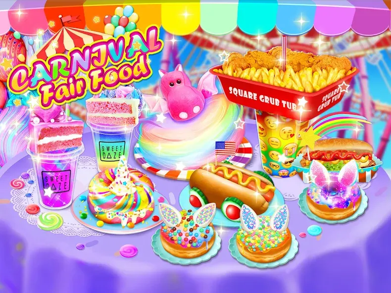 Unicorn Chef Games for Teens (Юникорн Шеф Игры для Подростков)  [МОД Unlimited Money] Screenshot 1