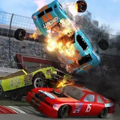 Взломанная Demolition Derby 2 (Демолиция Дерби 2)  [МОД Unlimited Money] - полная версия apk на Андроид