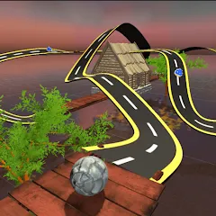 Скачать взломанную Imbalance: Ball Balancing Game (Имбаланс)  [МОД Unlocked] - последняя версия apk на Андроид