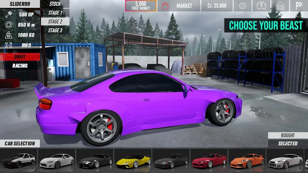 The Touge (Зе Тоуге)  [МОД Много монет] Screenshot 1