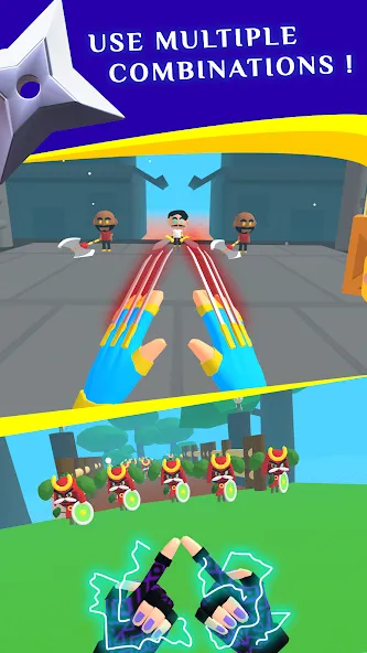 Ninja Hands (Ниндзя Хэндс)  [МОД Меню] Screenshot 2