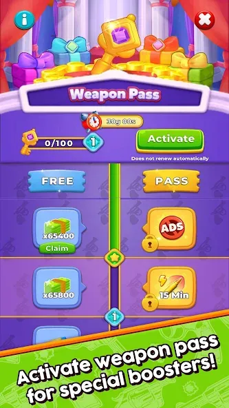 Weapon Craft Run (Уипон Крафт Ран)  [МОД Все открыто] Screenshot 4