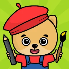 Скачать взломанную Kids Coloring & Drawing Games  [МОД Mega Pack] - последняя версия apk на Андроид