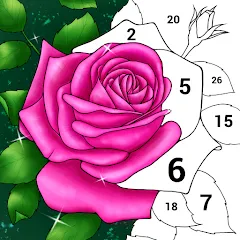 Скачать взломанную Casual Color - Color by Number  [МОД Меню] - стабильная версия apk на Андроид