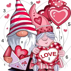 Взлом Love, Heart Coloring Book  [МОД Бесконечные монеты] - последняя версия apk на Андроид