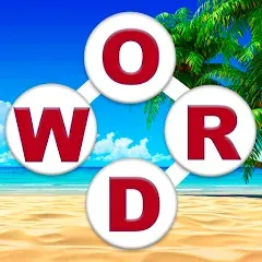 Взломанная Around the Word: Crossword Puz  [МОД Unlocked] - полная версия apk на Андроид