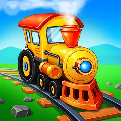 Скачать взломанную Train Games for Kids: station  [МОД Много денег] - последняя версия apk на Андроид