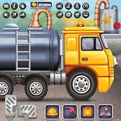 Взломанная Oil Tanker Truck Games  [МОД Unlocked] - стабильная версия apk на Андроид