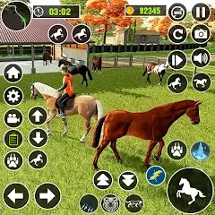 Взломанная My Horse Herd Care Simulator (Мой симулятор ухода за стадом лошадей)  [МОД Все открыто] - последняя версия apk на Андроид