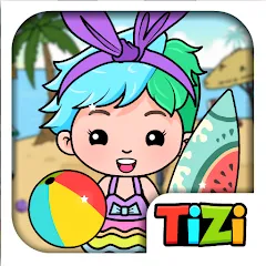 Взломанная Tizi Town - My Hotel Games  [МОД Много монет] - полная версия apk на Андроид