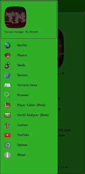 TManager (Террария Менеджер)  [МОД Menu] Screenshot 2