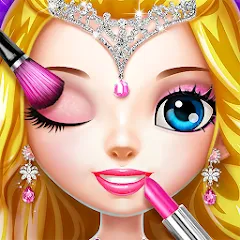 Скачать взломанную Princess Makeup Salon  [МОД Много денег] - последняя версия apk на Андроид
