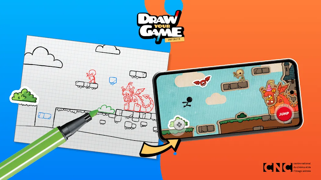 Draw Your Game Infinite  [МОД Много денег] Screenshot 1