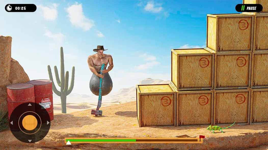 Hammer Climber Man: Pot Man 3D  [МОД Unlimited Money] Screenshot 2