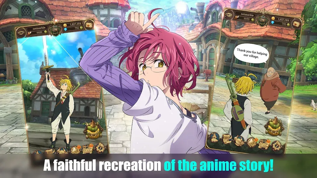 The Seven Deadly Sins (Девять смертных грехов)  [МОД Unlimited Money] Screenshot 2