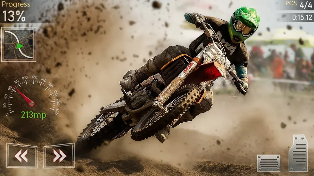 Motocross MX Dirt Bike Games  [МОД Много монет] Screenshot 2
