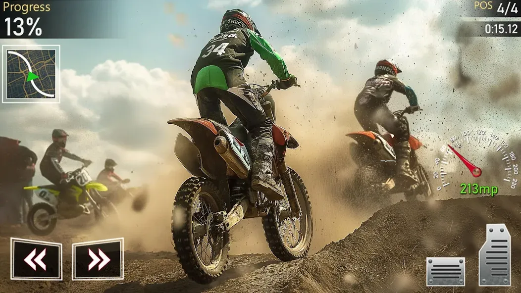 Motocross MX Dirt Bike Games  [МОД Много монет] Screenshot 5