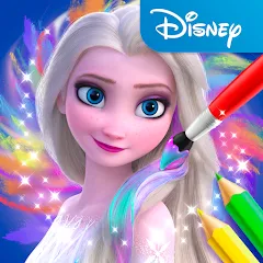 Взлом Disney Coloring World (Дисней)  [МОД Unlimited Money] - стабильная версия apk на Андроид