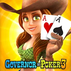 Скачать взлом Governor of Poker 3 - Texas  [МОД Бесконечные деньги] - стабильная версия apk на Андроид
