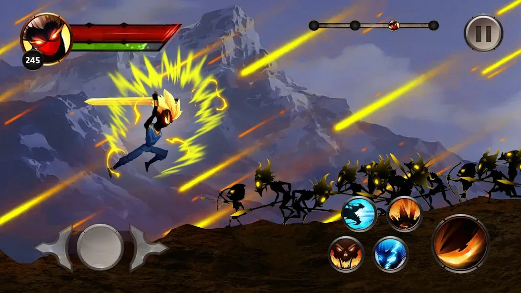 Stickman Legends Offline Games  [МОД Бесконечные монеты] Screenshot 4