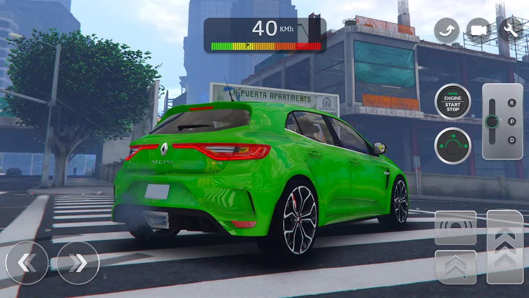 Renault Megane RS Simulator (Рено Меган  Симулятор)  [МОД Бесконечные монеты] Screenshot 1
