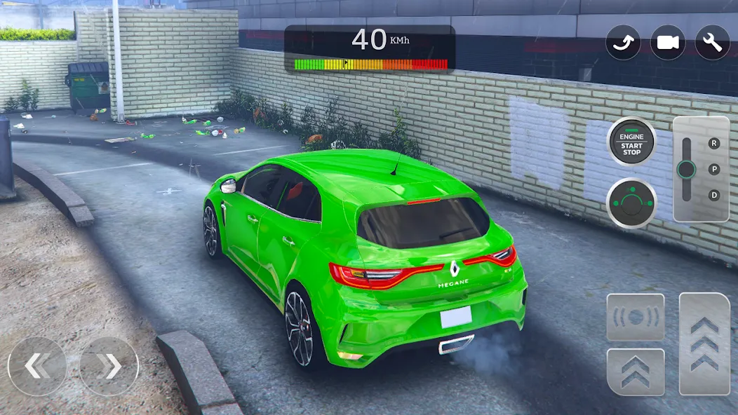 Renault Megane RS Simulator (Рено Меган  Симулятор)  [МОД Бесконечные монеты] Screenshot 3