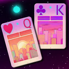 Скачать взломанную FLICK SOLITAIRE - Card Games (ФЛИКК)  [МОД Много монет] - полная версия apk на Андроид