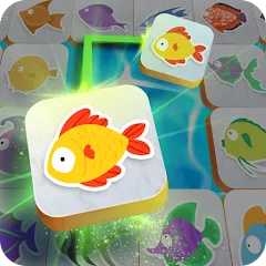 Скачать взломанную Mahjong Connect Fish World (Мацзян Коннект Рыбный Мир)  [МОД Menu] - стабильная версия apk на Андроид