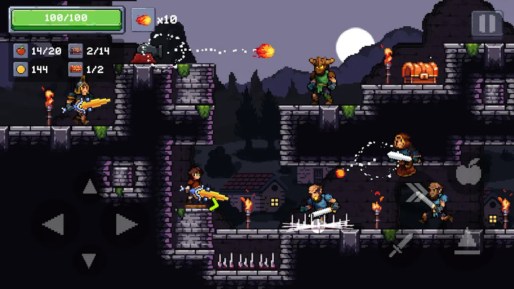 Apple Knight 2: Action Game (Эппл Найт)  [МОД Бесконечные деньги] Screenshot 3