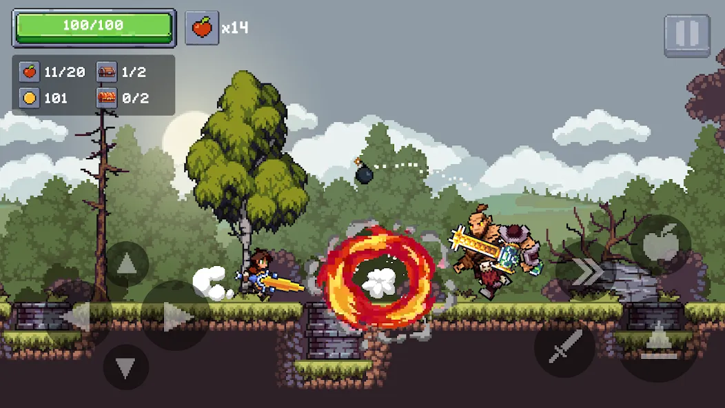 Apple Knight 2: Action Game (Эппл Найт)  [МОД Бесконечные деньги] Screenshot 5