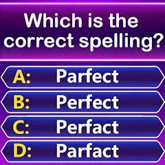 Взлом Spelling Quiz - Word Trivia (Спеллинг Квиз)  [МОД Все открыто] - полная версия apk на Андроид