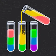 Скачать взломанную Water Sort Puzzle - Sort Color  [МОД Menu] - полная версия apk на Андроид